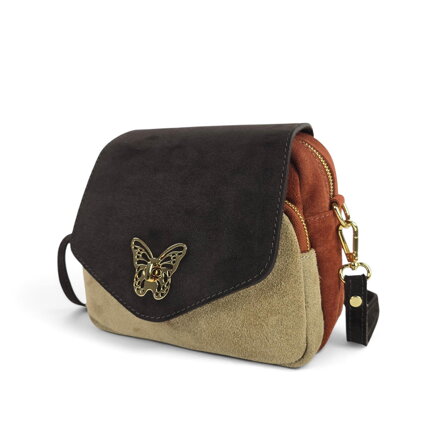 Dámska kožená crossbody kabelka LOCCA MILANO LM-002