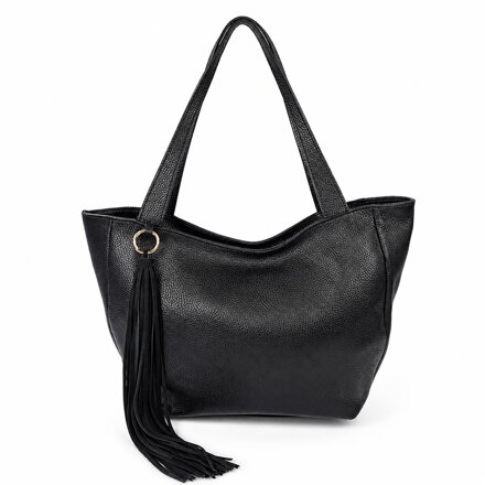 Dámska kožená shopper kabelka LOCCA MILANO LM-006 A4