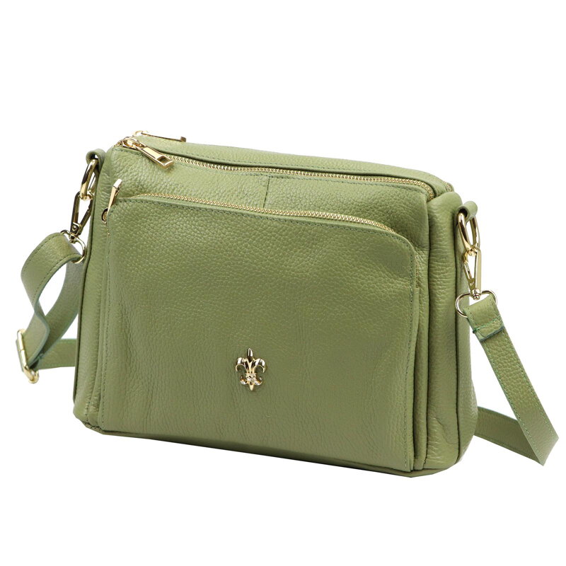 Dámska kožená crossbody kabelka Luka 26-008 DOLLARO FL