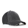 Bawełniana czapka z daszkiem szara 100-HF-005-8