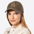 Bawełniana czapka z daszkiem unisex khaki 100-HF-006-Z