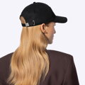 Bawełniana czapka z daszkiem unisex czarna 100-HF-006-1