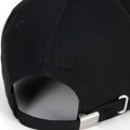 Bawełniana czapka z daszkiem unisex czarna 100-HF-006-1