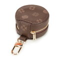 Brelok z etui skórzany brązowy 34-2-002-4B