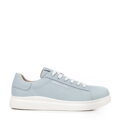 Damskie klasyczne sneakersy na platformie niebieskie 100-D-951-7