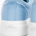 Damskie sneakersy z tkaniny niebieskie 100-DP-800-N
