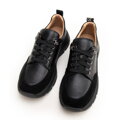 Damskie sneakersy z motywem zwierzęcym czarne 99-D-513-X