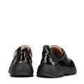 Damskie sneakersy z motywem zwierzęcym czarne 99-D-513-X