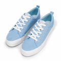 Damskie sneakersy z tkaniny niebieskie 100-DP-800-N