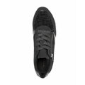 Damskie sneakersy z suwakiem na boku czarne 99-DP-401-1