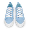 Damskie sneakersy z tkaniny niebieskie 100-DP-800-N