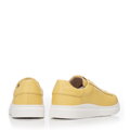 Damskie klasyczne sneakersy na platformie żółte 100-D-951-Y