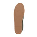Męskie espadryle z plecionym noskiem zielone 100-MP-800-Z