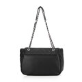 Crossbody z ekoskóry na łańcuszku czarna 99-4Y-634-1