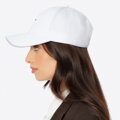 Czapka z daszkiem z bawełny biała 100-HF-007-0
