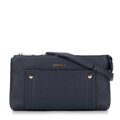 Dámska crossbody kabelka s dvoma priehradkami, s vreckom, námornícka modrá 29-4Y-604-7