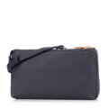Dámska crossbody kabelka s dvoma priehradkami, s vreckom, námornícka modrá 29-4Y-604-7