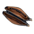 Dámska crossbody kabelka s dvoma priehradkami, s vreckom, námornícka modrá 29-4Y-604-7