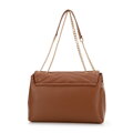 Dámska crossbody na retiazke z ekokože hnedá 99-4Y-514-5