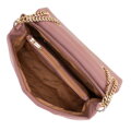 Dámska crossbody na retiazke z ekokože ružová 99-4Y-514-P
