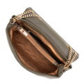 Dámska crossbody na... retiazka z ekokože zelená 99-4Y-514-Z