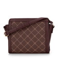 Dámska crossbody v monogramovej hnedej farbe 99-4Y-501-4