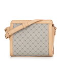 Dámska crossbody v monogramovej béžovej farbe 99-4Y-501-9