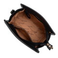 Damska crossbody w monogram czarna 99-4Y-501-1