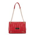 Dámska dvojkomorová ekokoža malá crossbody červená 100-4Y-419-3