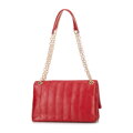 Dámska dvojkomorová ekokoža malá crossbody červená 100-4Y-419-3