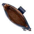 Damska crossbody z ekoskóry w logo granatowa 99-4Y-521-7