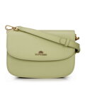 Dámska crossbody z pravej kože, zelená 100-4E-214-Z