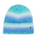 Damska czapka zimowa ombre niebiesko - biała 99-HF-206-X1