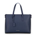 Damska torba na laptopa 16" z imitacji skóry granatowa 100-4Y-918-7