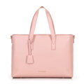 Damska torba na laptopa 16" z imitacji skóry różowa 100-4Y-918-P