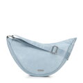 Dámska crossbody kabelka so širokým popruhom modrá 100-4Y-421-N