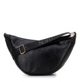 Dámska crossbody kabelka so širokým popruhom čierna 100-4Y-421-1