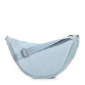 Dámska crossbody kabelka so širokým popruhom modrá 100-4Y-421-N