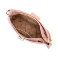 Damska torebka crossbody pleciona różowa 100-4Y-415-P