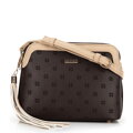 Dámska crossbody kabelka so strapcom, hnedá 99-4Y-208-4