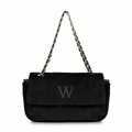 Dámska crossbody kabelka s kožušinou čierna 99-4Y-218-1