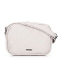 Dámska crossbody kabelka z imitácie kože, sivobiela 100-4Y-230-0