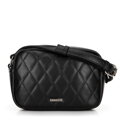 Dámska crossbody kabelka z imitácie kože, čierna 100-4Y-230-1