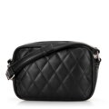 Dámska crossbody kabelka z imitácie kože, čierna 100-4Y-230-1