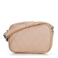 Dámska crossbody kabelka z imitácie kože, béžová 100-4Y-230-9