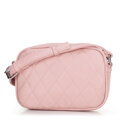 Dámska crossbody kabelka z imitácie kože, ružová 100-4Y-230-P