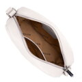 Dámska crossbody kabelka z imitácie kože, sivobiela 100-4Y-230-0