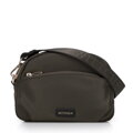 Dámska nylonová crossbody kabelka zelená 99-4Y-101-Z