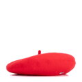 Damski beret wełniany czerwony 103-HF-205-3
