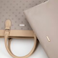 Dámska aktovka s puzdrom na 15,6'' notebook béžová 99-4Y-230-9